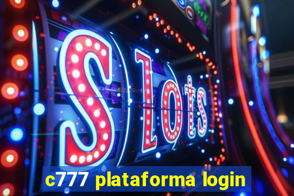 c777 plataforma login